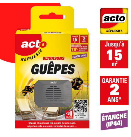 Appareil ultrasons contre les guêpes