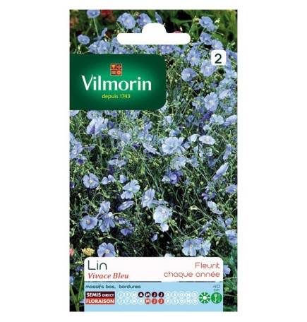 Fiche produit Lin vivace bleu