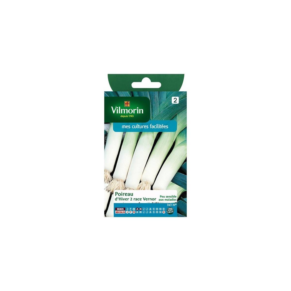 Product sheet Winter leek Vernor 2 breed