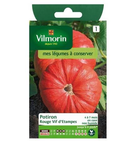 Fiche produit Potiron rouge vif d'etampes