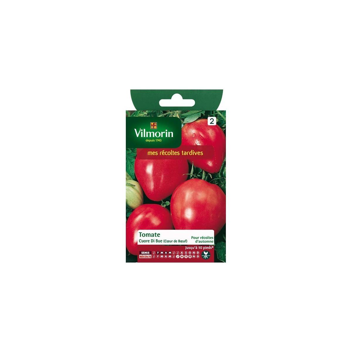 Fiche produit Tomate Cuore di Blue ( coeur de boeuf )