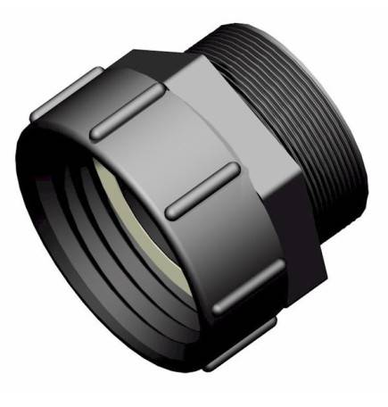 Product sheet S100x8 female connector - 3 "BSP male thread