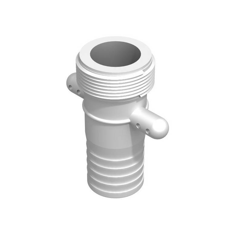 Product sheet Male 1''1 / 2 BSP male fitting - straight barbed 38mm