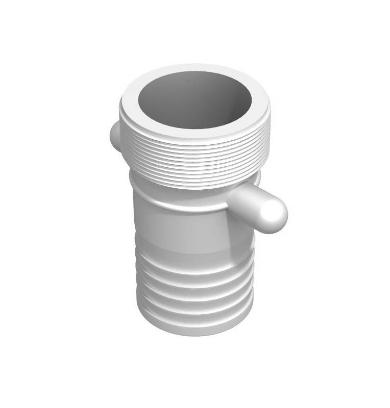 Product sheet Male barbed fitting 2''1 / 2 BSP - straight splined male 63mm