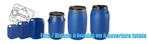 Bidon 20 L sotralentz couleur bleue